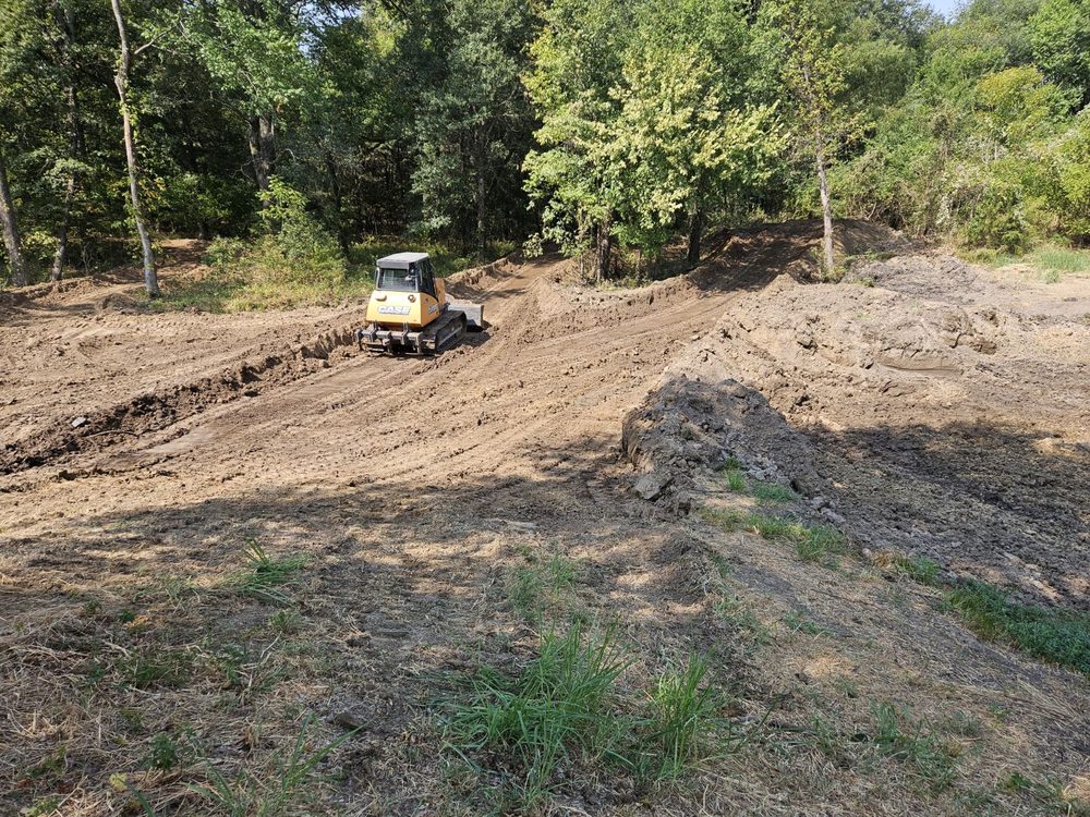 Bobcat grading and site work