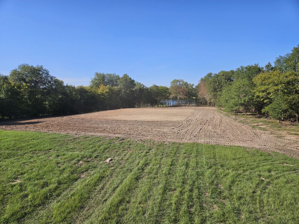 Graded and cleared site ready for build